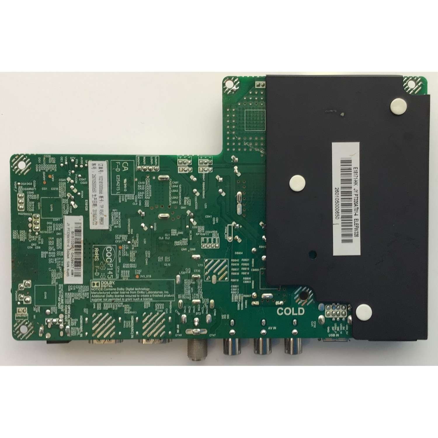 MAIN FUENTE PARA TV ELEMENT / NUMERO DE PARTE  260105000650 / TV.V56T.PB908 / 102181000666 / B18102951-0A09937 / PANEL PT320AT01-4 / MODELO ELEFW328 - Imagen 5